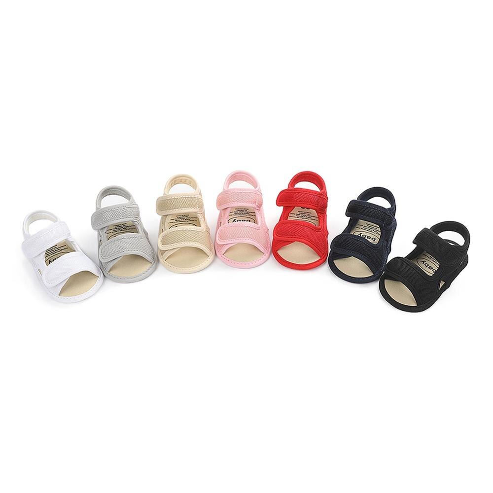 Summer Baby Boys Soild Breathable Anti-Slip Sandals Toddler Soft Soled Shoes