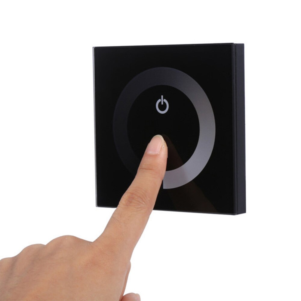 DC 12V-24V Easy Install LED Light Touch Panel Practical Adjustable Stable Universal Control Wall Mounted Sensitive Dimmer Glass