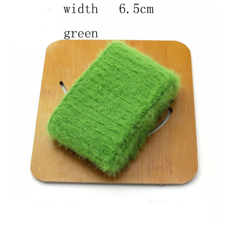 1pcs 6-10cm wide 19 color Thicken cotton Faux velvet ribbed elastic cuff neckline DIY fabric accessories velvet fabric strech: green
