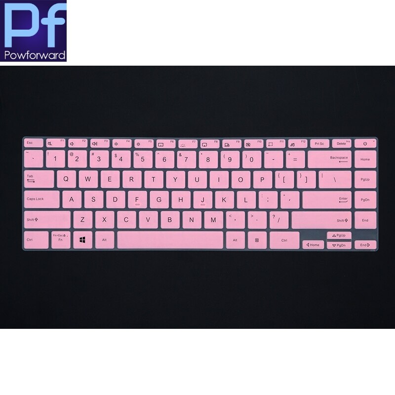 for Asus ZenBook 14 UX425 UX425J UX425JA 14 inch Silicone laptop Notebook Keyboard Cover skin Protector Protective film: pink