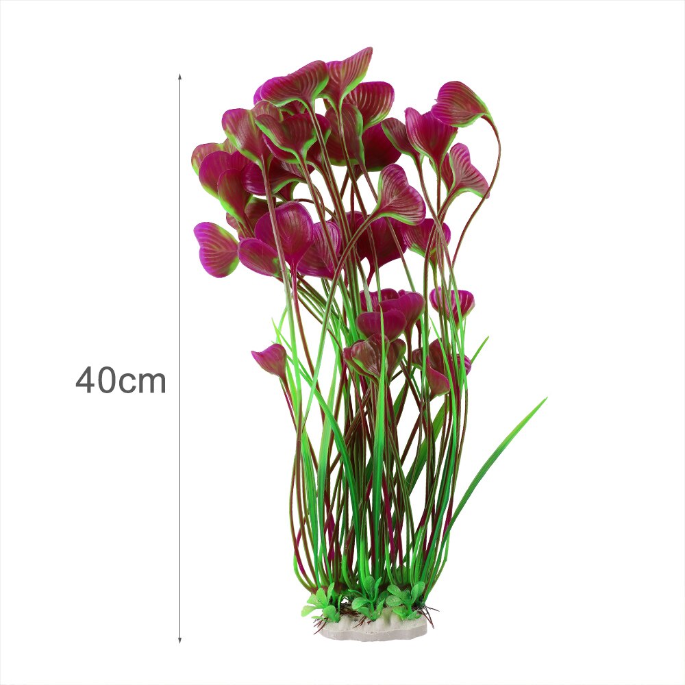 Vert artificiel amical en plastique faux plantes d'eau maison aquarium paysage en plastique décor ornement accessoires: 16