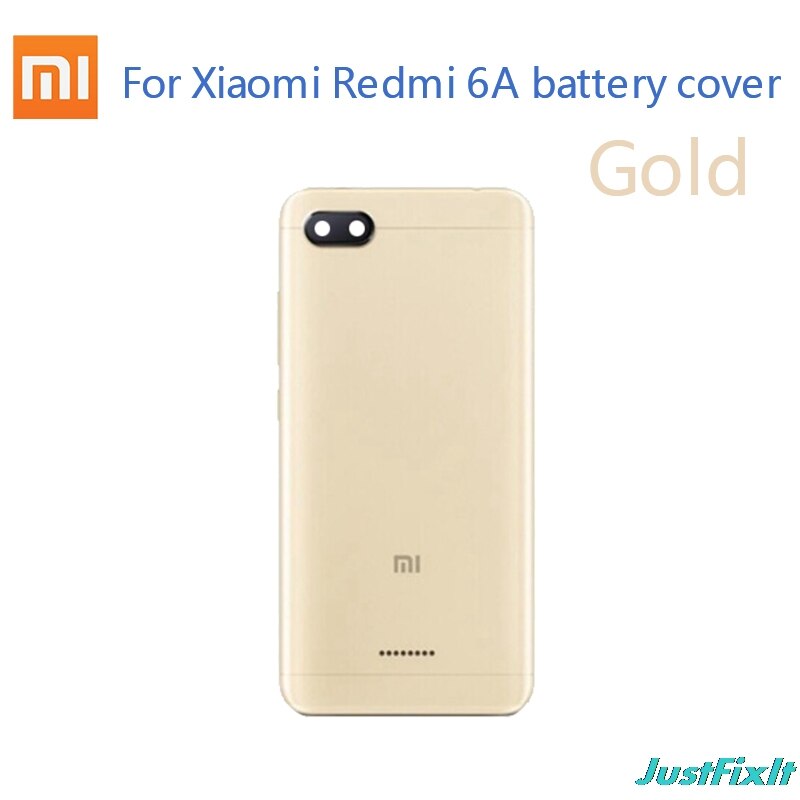 Funda trasera para Xiaomi Redmi 6A carcasa trasera de repuesto, Original, para Redmi 6A