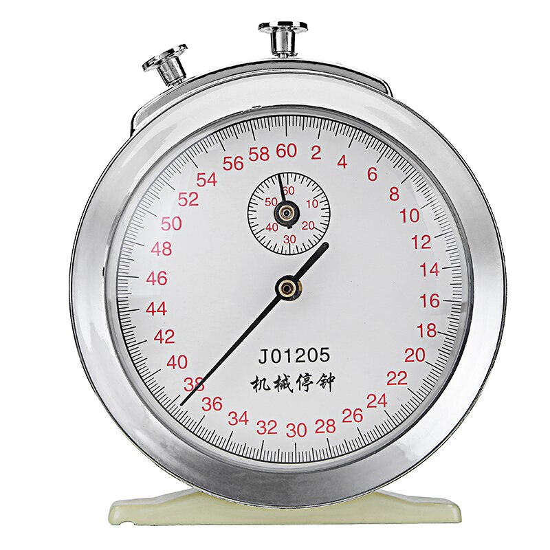 Mechanische Stop Klok Stopwatch Timing 60 s 0.1 s Natuurkunde Onderwijs Instrument Mechanische Klok Stopwatch Natuurkunde Experiment Timer