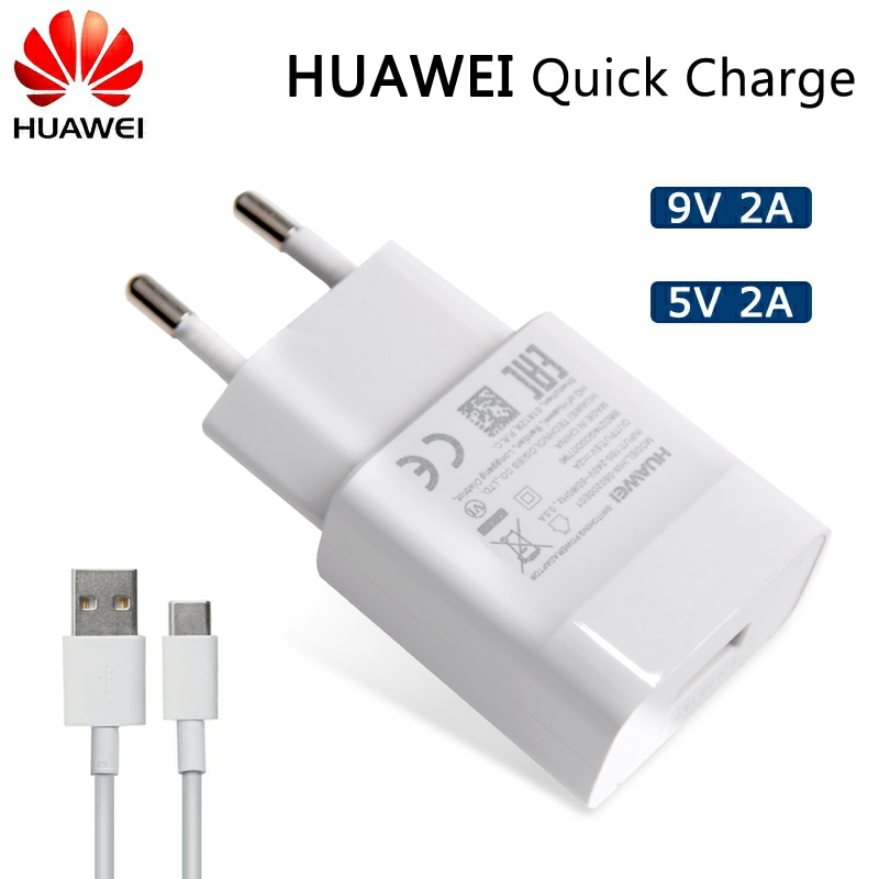 Huawei Originele Fast Charger EU Adapter 5 V/2A 9 V/2A USB Voor Huawei P8 P9 Plus lite Honor 8 9 Mate10 Nova 2 2i 3 3i charger