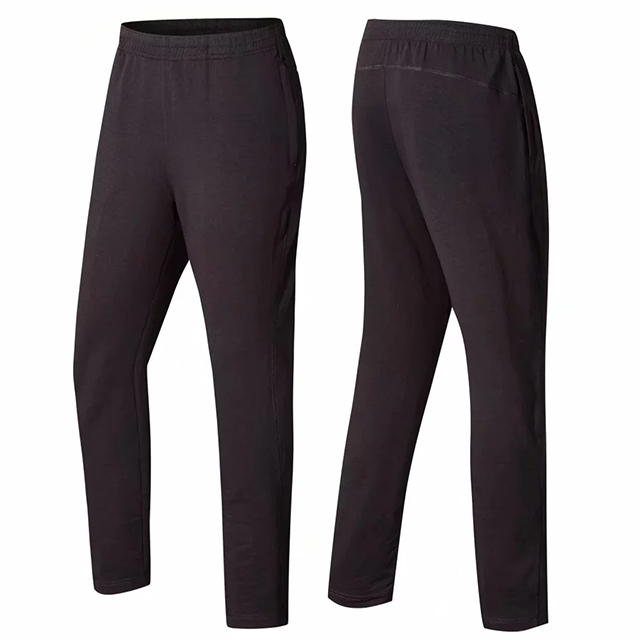 jogging football training pants men Sweatpants running gym fitness pants women soccer training slim fit pants: black / XXL