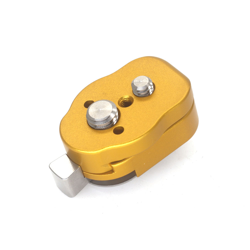 3/8 Screw M3 Locating Pin Mini Field Monitor Quick Release Plate for LCD Monitor Magic Arm LED Light Quick Release Plate