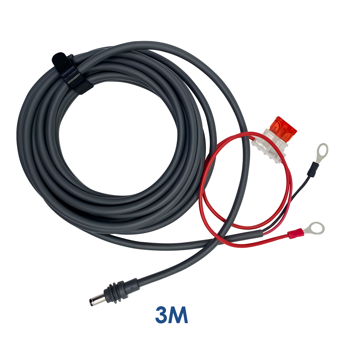 For Starlink Mini Specific Power Cable DIY 18AWG Wiring Extension Harness with Automotive Fuse Holder ATC/ATO DC Plug Waterproof: black