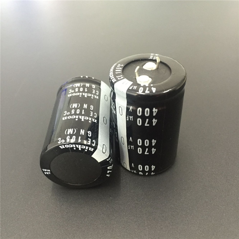 2 pièces 470uF 400V NICHICON GN série 30x45mm condensateur électrolytique en aluminium 400V470uF