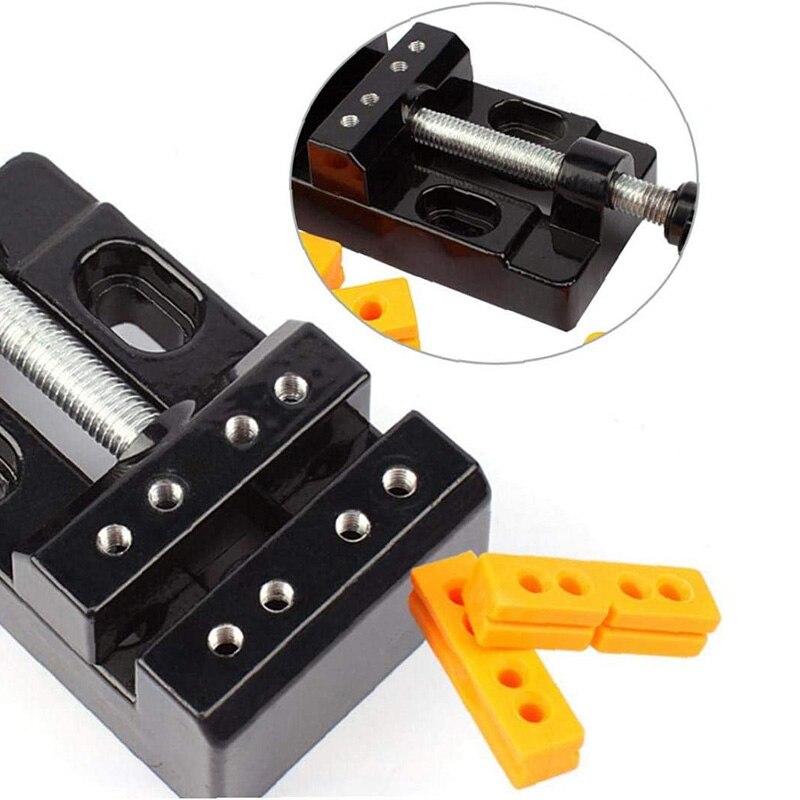 Mini Flat Clamp Table Jaw Bench Clamp Drill Vice Opening Table Vise Universal Mini Bench Vise Clamp Carving Fixed Tools