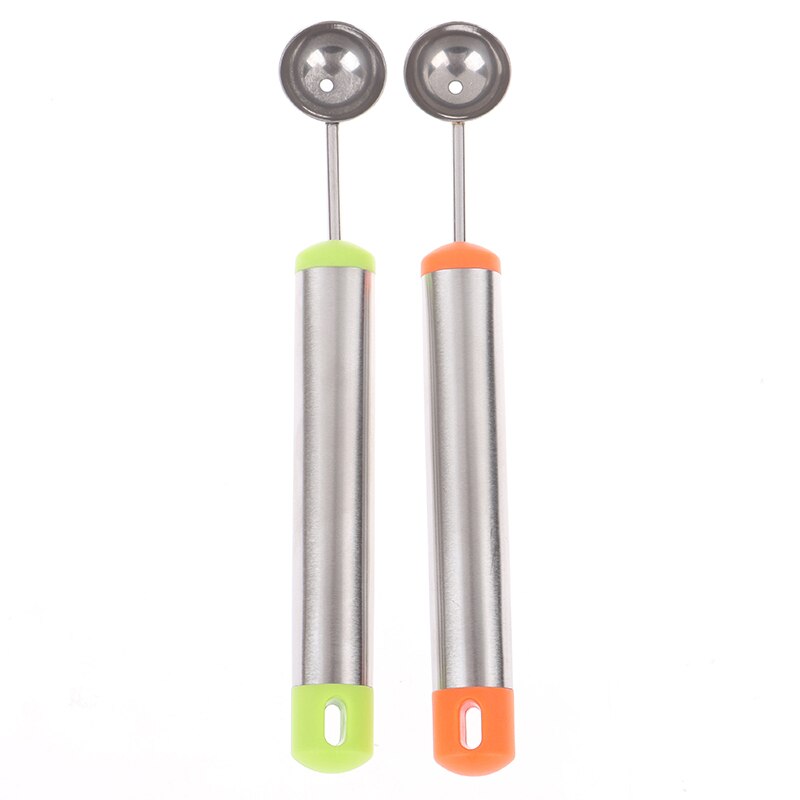 1PC Ice Cream Dig Ball Spoon Baller of Varied Cold Dishes Tool Watermelon Melon Fruit Spoon Wood Spoon Coffee Spoon