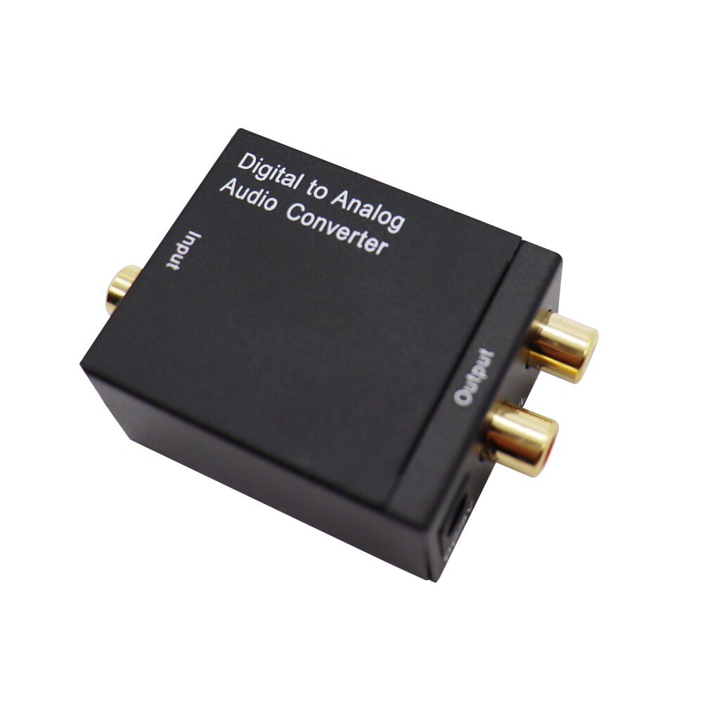 Digital to Analog Audio Converter Optical Fiber Coaxial Signal to Analog DAC Spdif Stereo 2*RCA Decoder