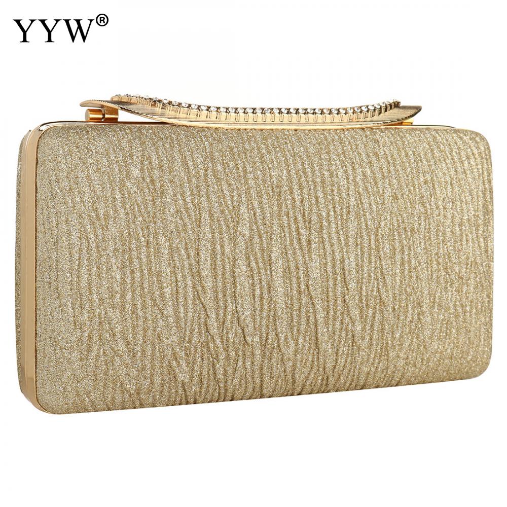 PU Leather Chain Shoulder Bags Simple Small Square Bag Women's Handbag Evening Party Bags Girls: gold