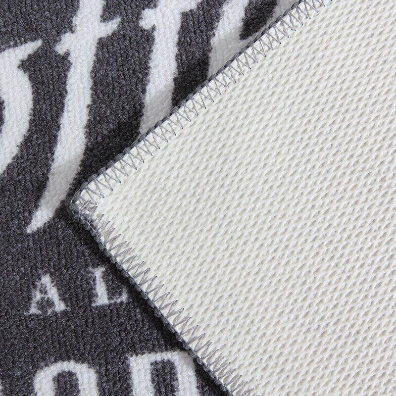 2 sztuk/zestaw naturalny lateks antypoślizgowy spód mata kuchenna pochłaniająca wodę poliestrowa podłoga w kuchni mata pochłaniająca olej dywanik kuchenny