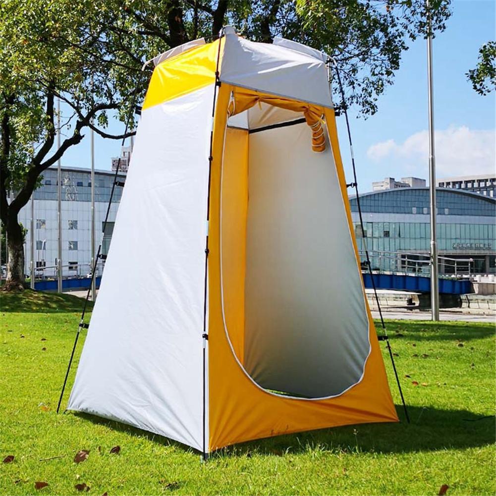 Outdoor Portable Shower Toilet Camping Tent For Shower 6FT Privacy Changing Room For Camping Toilet Shower Beach Anti UV