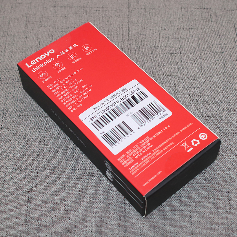 3.5mm in-ear-kopfhörer,  tw13 originale lenovo thinkplus headsets mit mikrofon, forvibe  p1 p2, zuk  z2 pro, redmi note 9 , 10 pro max 9s, 8 , 7