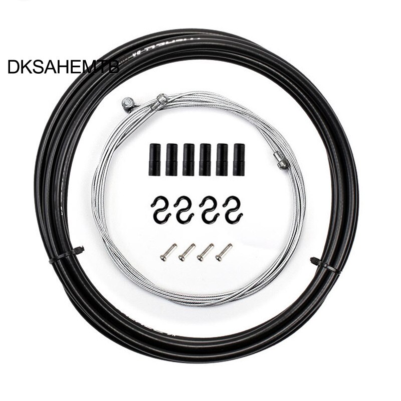 Bike Brake Housing/Shift Housing Bike Brake Cable Line Kit Bicycle Derailleur Line For MTB Road Bike: Black Brake Kit