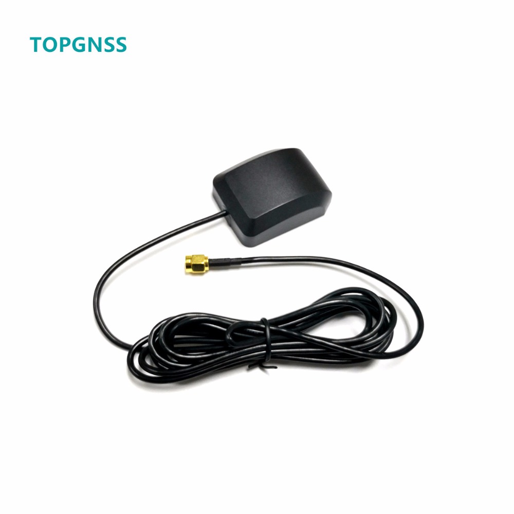 TOPGNSS SMA-J Bus Connector Voertuig Navigatie, Voertuig Positionering GPS Antenne GPS GLONASS Dual-mode, GNSS Antenne