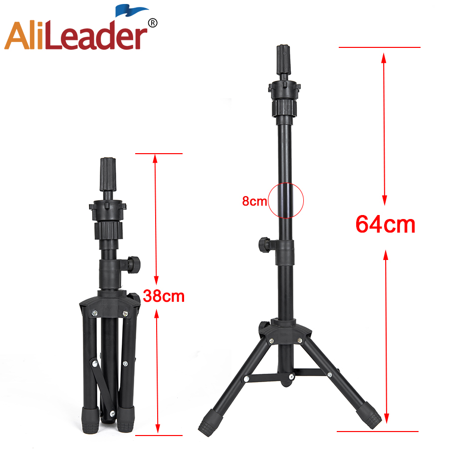 Wig Making Canvas Head and Training Head Tripod for Wigs Good Mannequin Head for Making Wigs