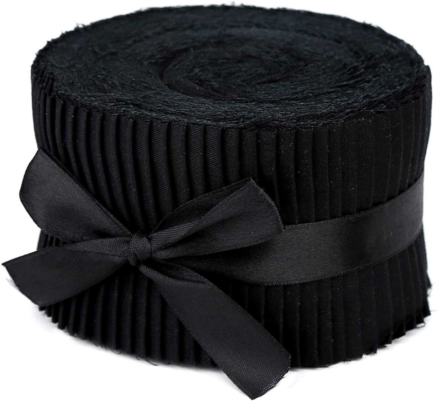 Dailylike 40 Pcs Fabric Jelly Rolls, Jelly Roll Fabric Strips for Quilting, Patchwork Craft Cotton Quilting Fabric