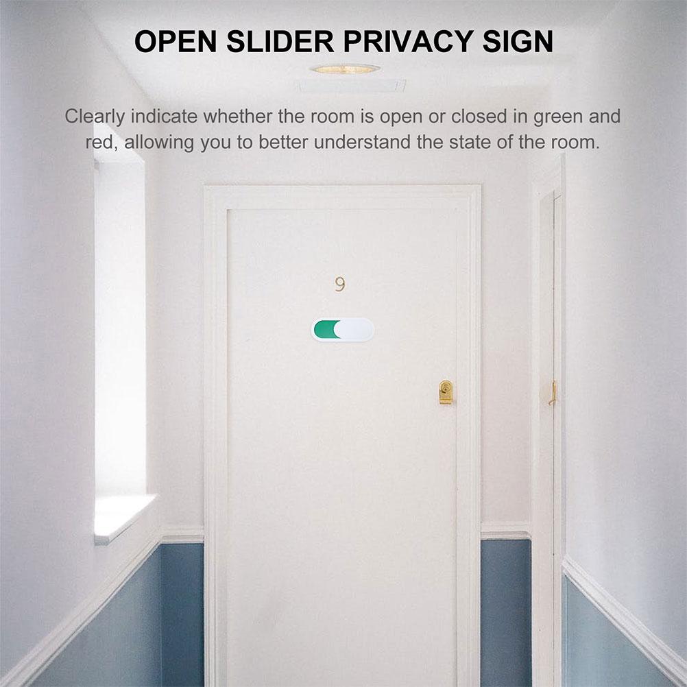 Signage Privacy Busy Occupied Indicator Light White over Door Hanger Bathroom Open Closed Work