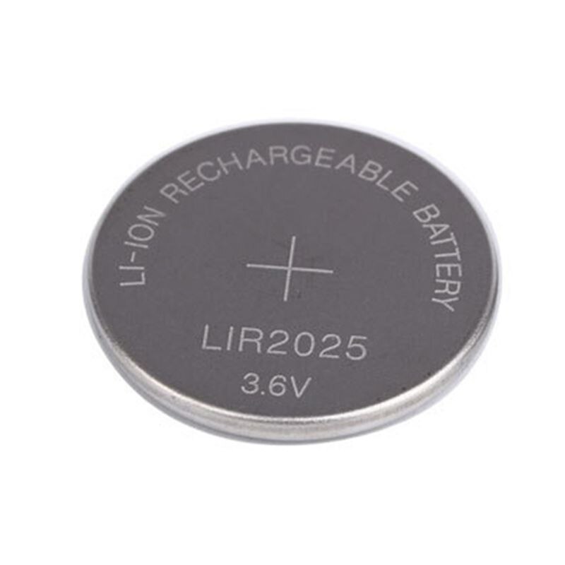 Lir 2025 oppladbart batteri 3.6v ekstern bilnøkkel skalldeksel knapp batteri 6 xdb