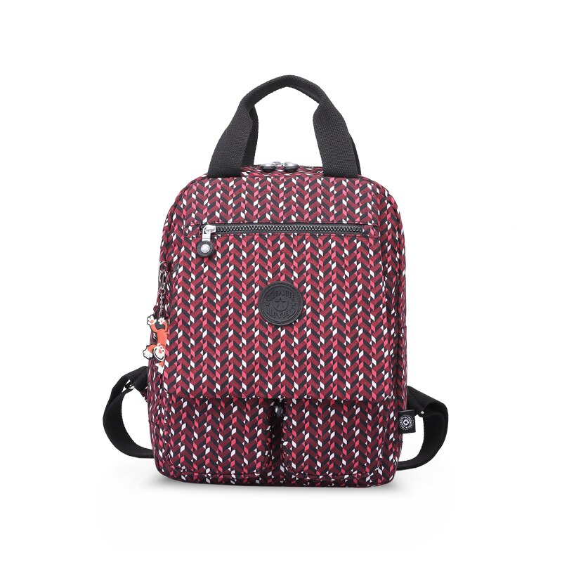 TEGAOTE Backpack Women Multi Pocket Travel Back Pack Female Nylon Waterproof Mochila Feminina Floral Laptop Bagpack: Color 4