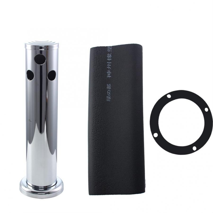 Hign 3" Stainless Steel Adjustable Draft Beer Kegerator Tower Beer Dispenser Tool Beer Column Bar Accessories: 3