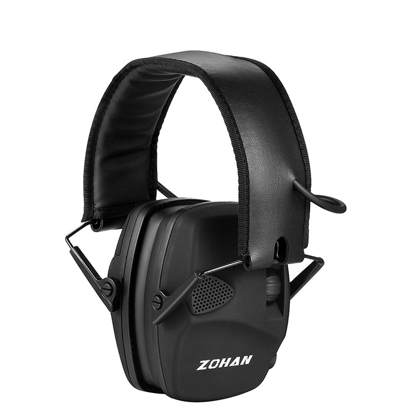 ZOHAN – casque antibruit électronique pour prise de vue, réduction Active du bruit, Protection auditive avec Amplification sonore 4X: WHITE