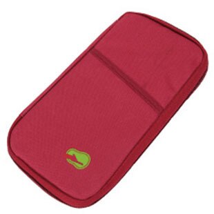 1pcs Folder Document Bag Multi Functional Long Paragraph Ticket Holder Printing Card Package Travel Passport File Package Zipper: D