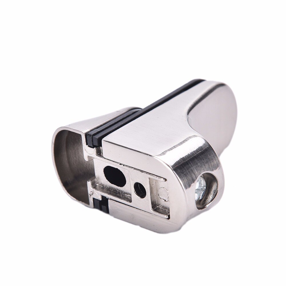 50mm X 24mm X 55mm Glass Plate Carrier Holder Support Clamp Polished Chrome Glass Shelf Metal Adjustable Bracket Brace Mount