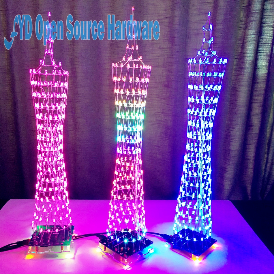 Light Tower - Baue deine eigene Farbwechsel-Lampe - Experimentierkasten