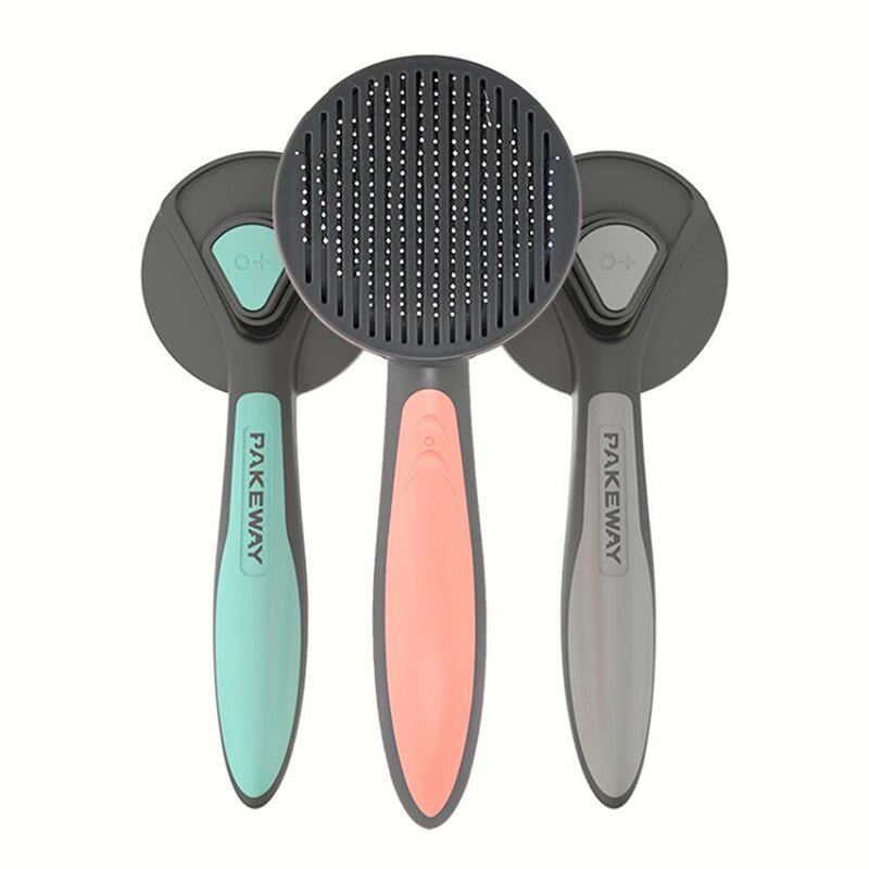 Huisdierkam, vlotter, automatische ontharing, teddybeer, vlooienkam, grote hond, gouden borstel, kammen, konijn, kattenkam