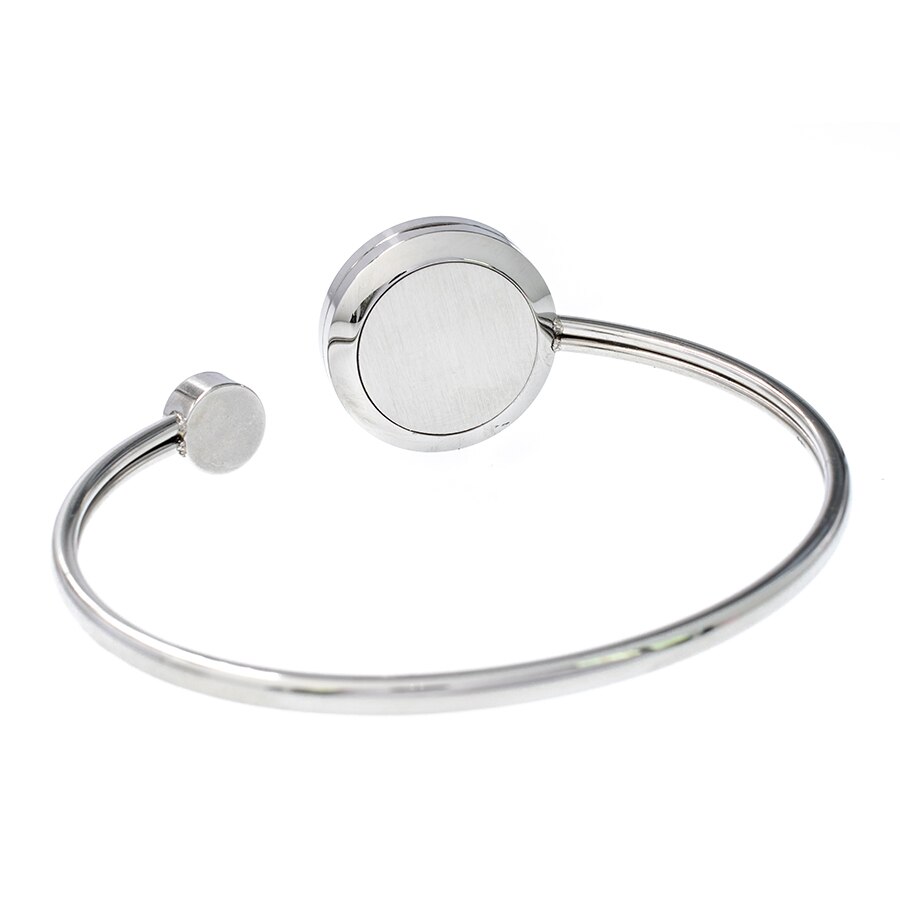 20mm 316L stainless steel Magnetic Aromatherapy locket Essential oil diffuser bangles bracelet free 10pcs pads