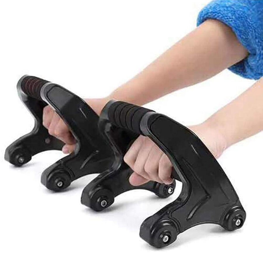 Pushup Stands 3 in 1 Abdominal Wheel Push Up Support Bracket Grip Fitness Trainer Abdominal Fitness Equipment
