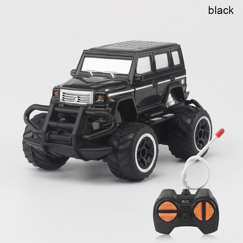 1 Pcs Elektrische RC Auto Afstandsbediening Speelgoed Draadloze Mini Off Road Voor Kinderen Kids Kinderen Speelgoed: Black