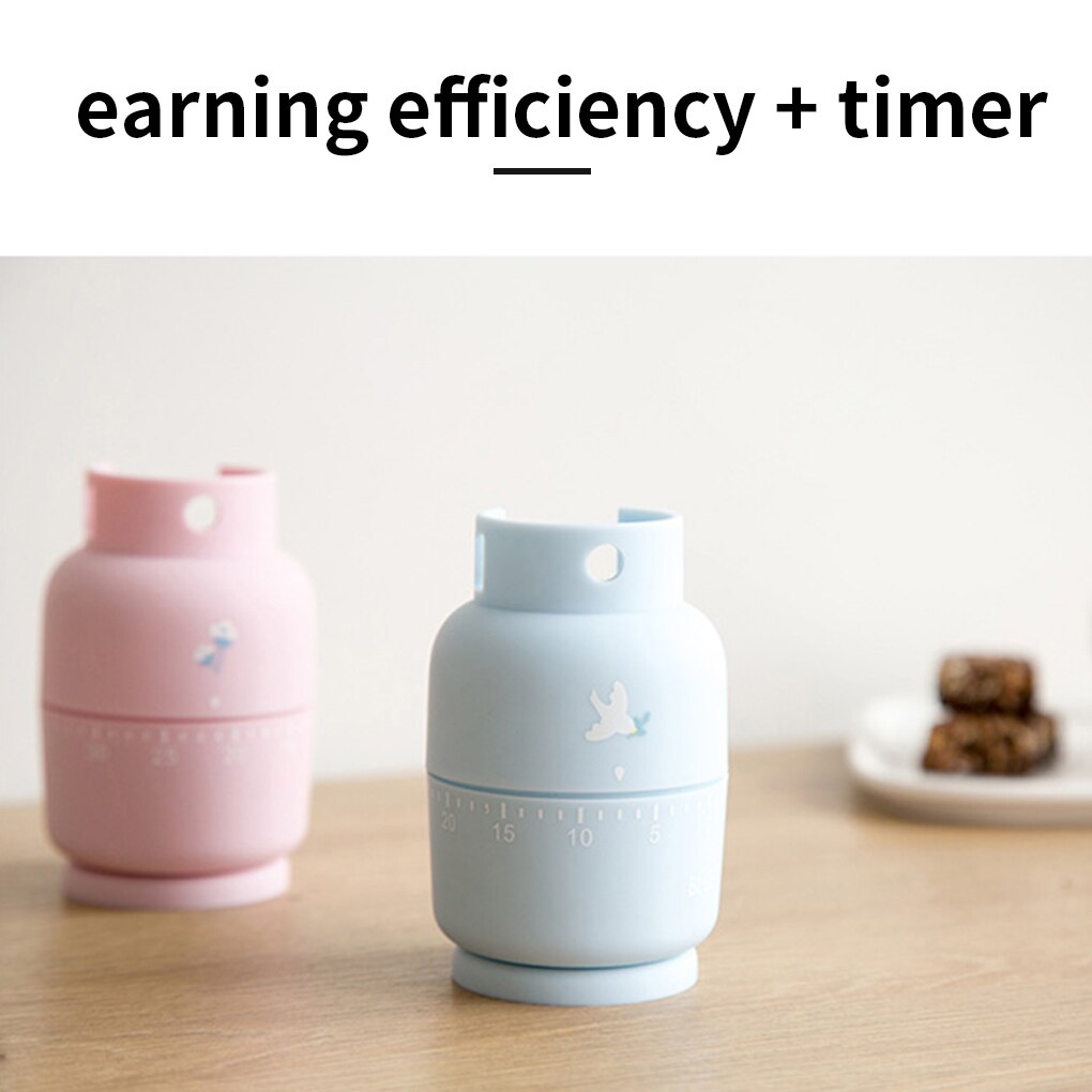 Mini Super Thin Countdown Timer Plastic Student Studying Timer Portable Countdown Device For Home Decor Kitchen Tool Accessories