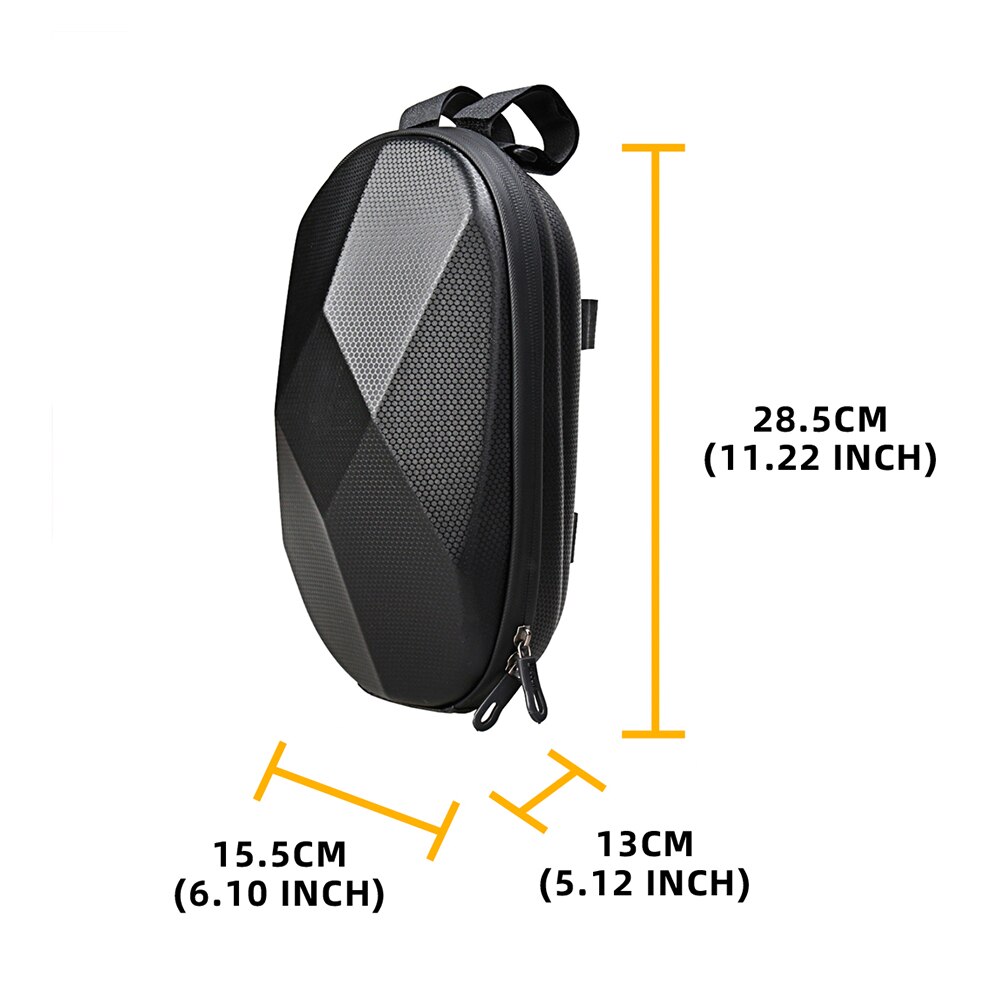 4L Elektrische Scooter Handvat Tas Eva Hard Shell Waterdichte Universele Vouwfiets Rits Hoofd Tas Scooter Accessoires: B