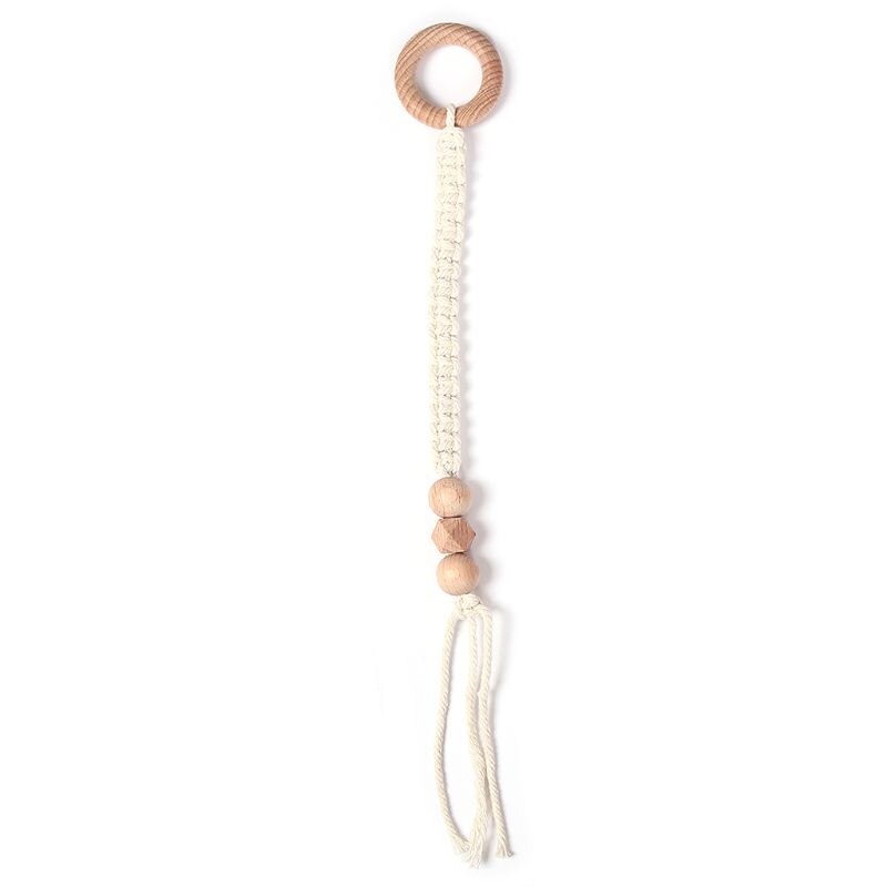Bébé nordique gymnase cadre pendentif bois support Crochet dentition soins infirmiers suspendus jouer jouet R2JF