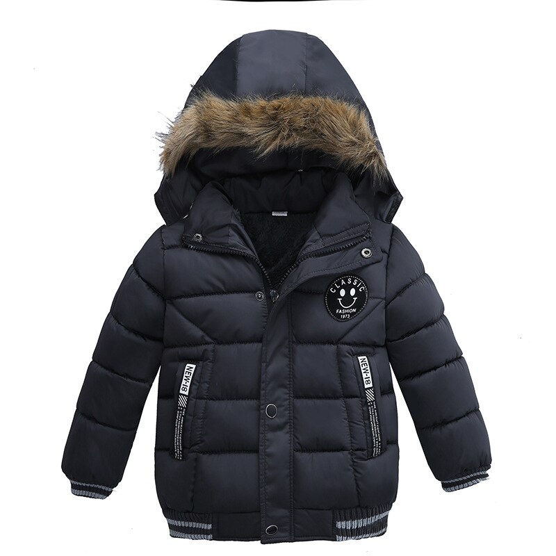 Jongen Lange Jas Kinderen Winter Dikke Warme Kleding Kinderen Faux Fur Capuchon Uitloper Kostuum Voor 2 3 4 5 Jaar