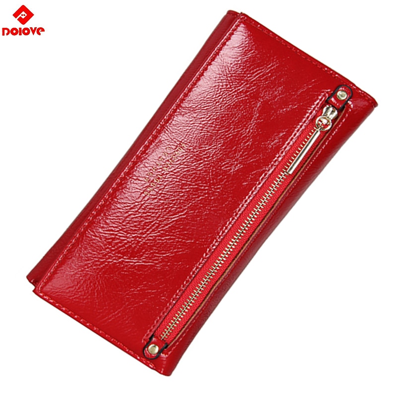Women Long Wallet Cell Phone Pocket Zipper Coin Purse Ladies Card Holder Female trifold PU leather Clutch Bag