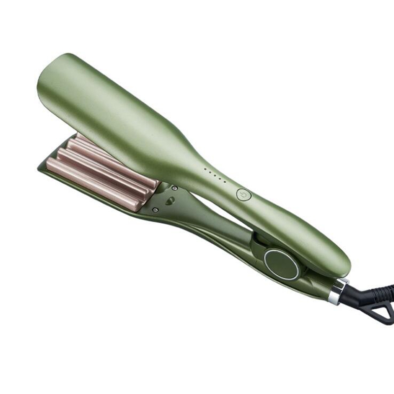 Professionele Krultang Corrugation Waver Curler Tang Grote Golf Volumizing Haar Crimper Iron Styler Gereedschap