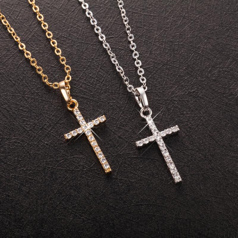 Risti kaulakoru inri krusifiksi jeesus pala riipus kaulakoru hopean väri ruostumaton teräs miesten ketju katolinen koru