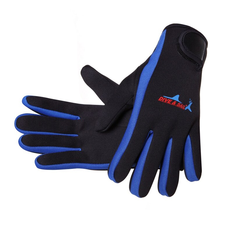 Guantes de natación y buceo 1,5mm mujeres hombres neopreno natación buceo guantes antideslizante natación snorkel surf guantes: For Men L