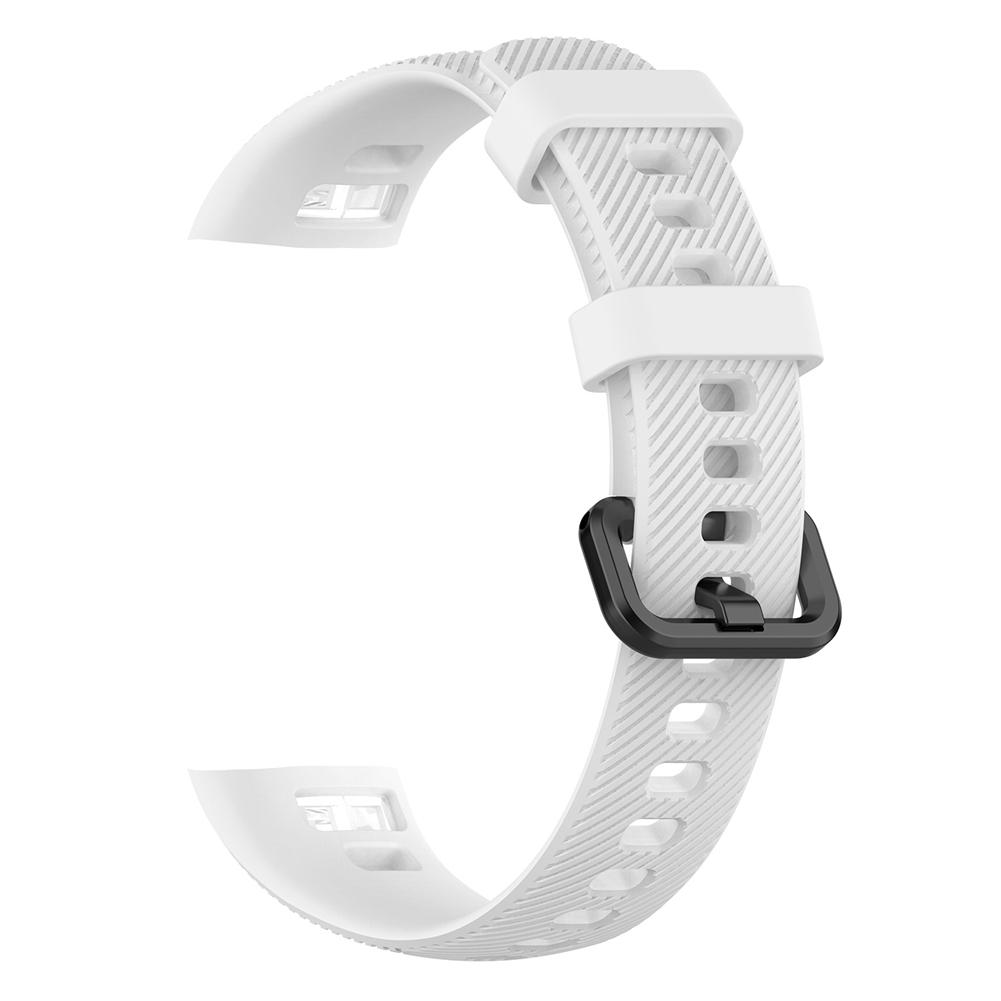 Rondaful Multi-Kleuren Band Voor Huawei Band4 Pro Silicone Pols Voor Band 4 Pro Strap Vervanging Polsband Horloge band: White