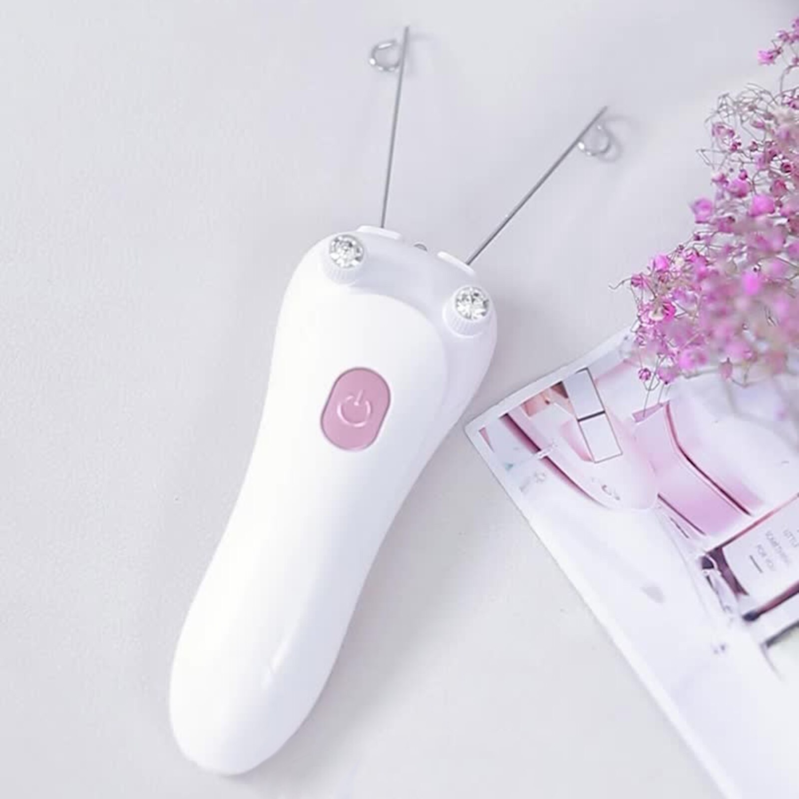 USB Electrolysis Eyebrow Face Body Threader Hair Shaver Electric Threading Charging Cordless Touch Switch Beauty Instrument
