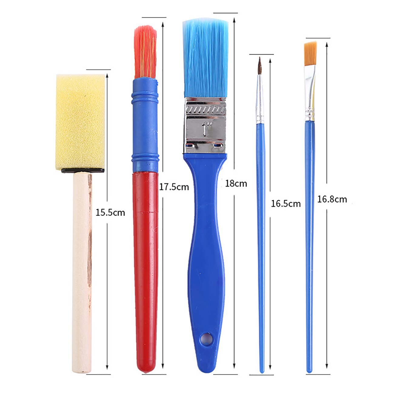 DIY Children Painting Foam Sponge Brushes Kit With Apron Crafts Kits Kids Early Art Education Learning Drawing Tool Kit