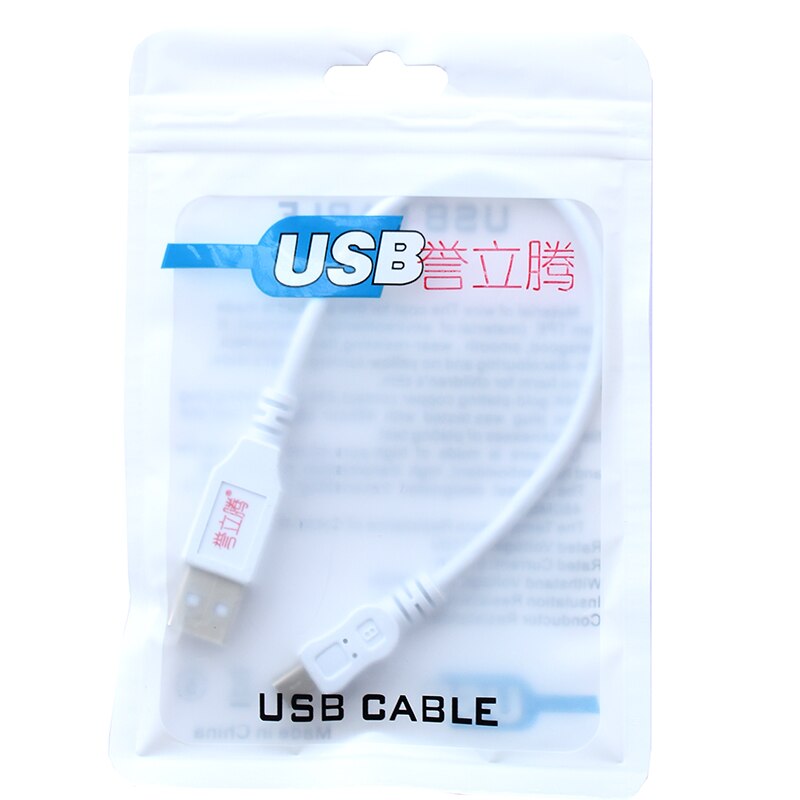0.2 M Hight Mini USB 5 Pin data opladen korte kabel voor Digitale Camera MP3 MP4