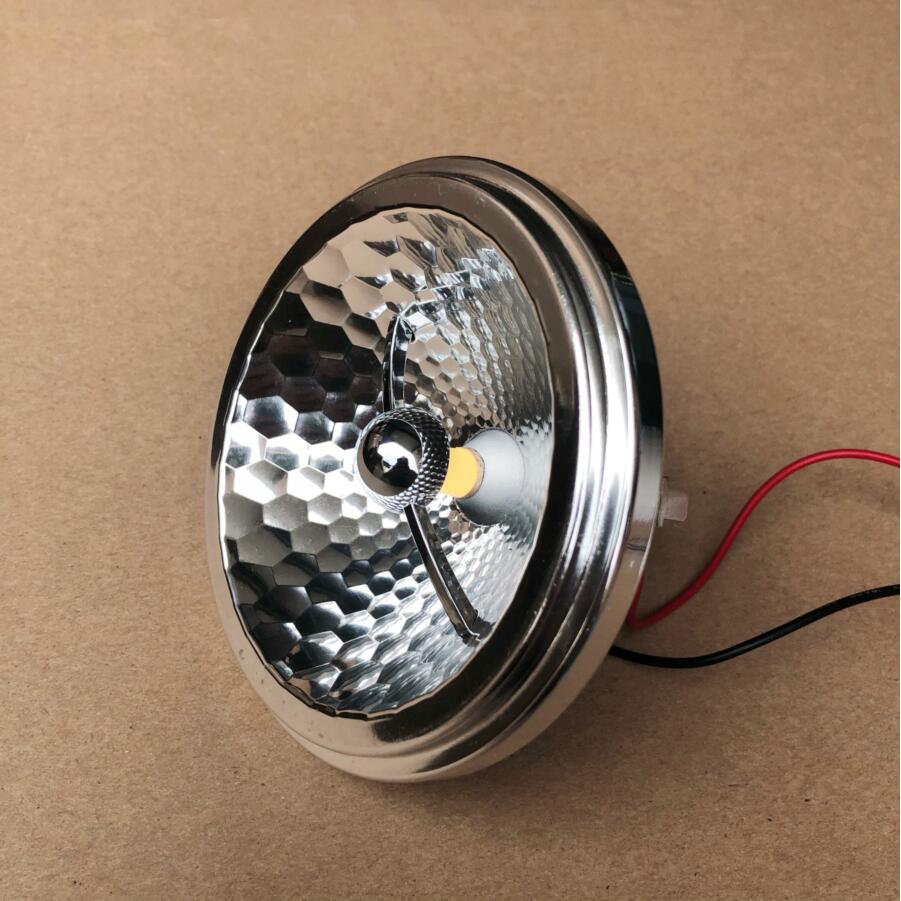 CREE Cylindrical Shape AR111 LED Lamps 20W COB GU10 G53 LED Spotlight AC110-220V QR111 LED Bulb Light Warm White