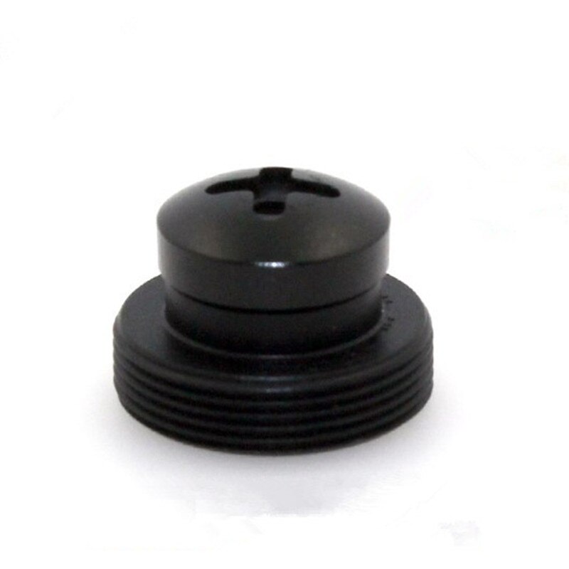 Skruv för cctv-kamera 3.7mm objektiv 2.0 megapixel vidvinkel 92 grader  m12 x 0.5 -fäste knappobjektiv för cctv-säkerhetskamera: 1 pack-svart