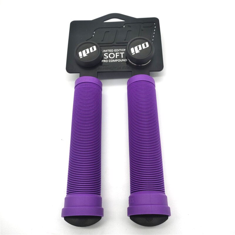 ODI MTB bicycle handlebar anti-skid shock absorber mountain bike bicycle balance bicycle handlebar silicone grip Accessories: purple